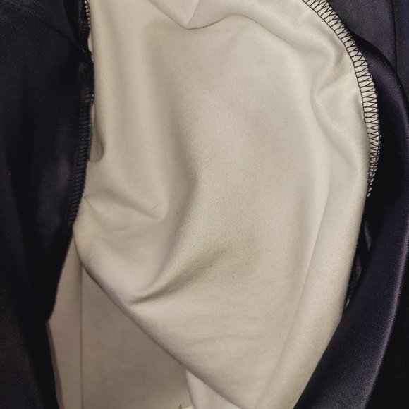 San Diego Padres Mock Crew Satin Sheen Spandex Shirt Women Size S - Picture 4 of 7